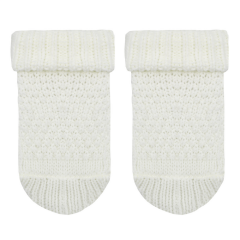 4'lü Triko Bebek Çorap %100 Triko (0-3 Ay/Unisex)