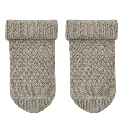 4'lü Triko Bebek Çorap %100 Triko (0-3 Ay/Unisex)