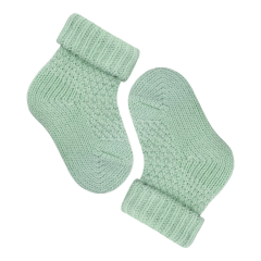 4'lü Triko Bebek Çorap %100 Triko (0-3 Ay/Unisex)