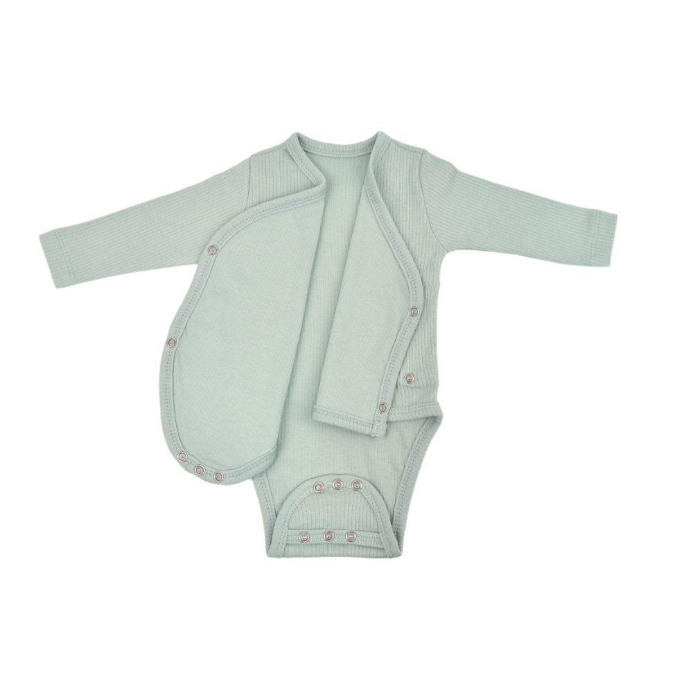 Bebek Zıbın %100 Pamuk (0-6 Ay/Unisex) Mint