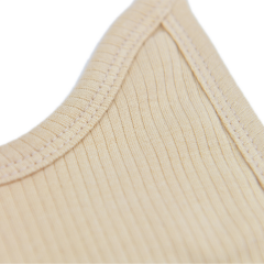 Bebek Önlük %100 Pamuk (0-18 Ay/Unisex) Kahverengi